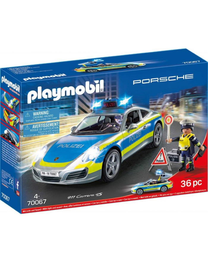 Playmobil Porsche 911 Carrera 4S Police - 70067 główny