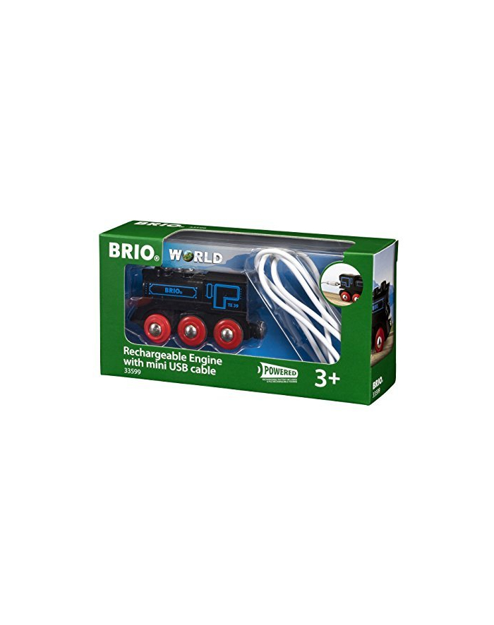 BRIO Black Battery Locomotive with Mini-USB - 59900 główny