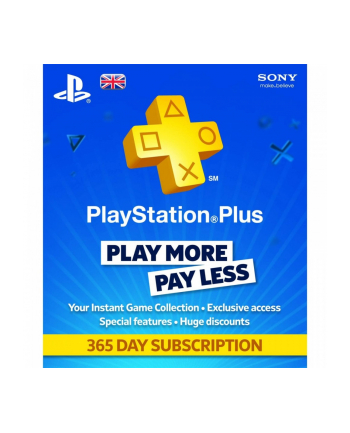 sony PlayStation Plus Card 365 Days 9261537