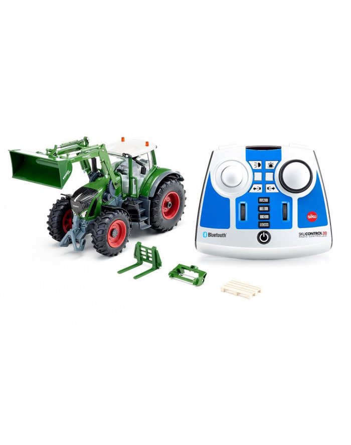 Siku Control32 Fendt 933 Vario with front loader and Bluetooth app control, RC (green) główny