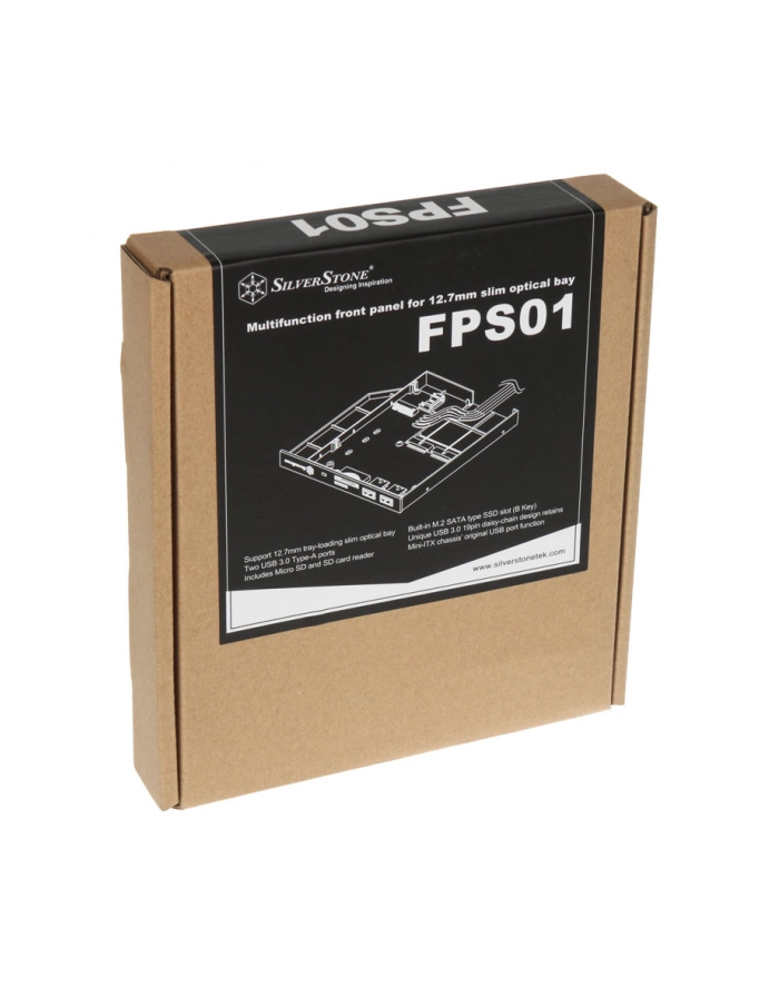 silverstone technology Silverstone SST-FPS01, drive trays (black) główny