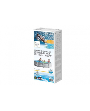 Basen ogrodowy stelażowy Prism Frame 305x76cm 26702 INTEX