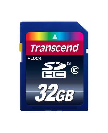 Transcend Class 10 32 GB SDHC memory card (black, Class 10)