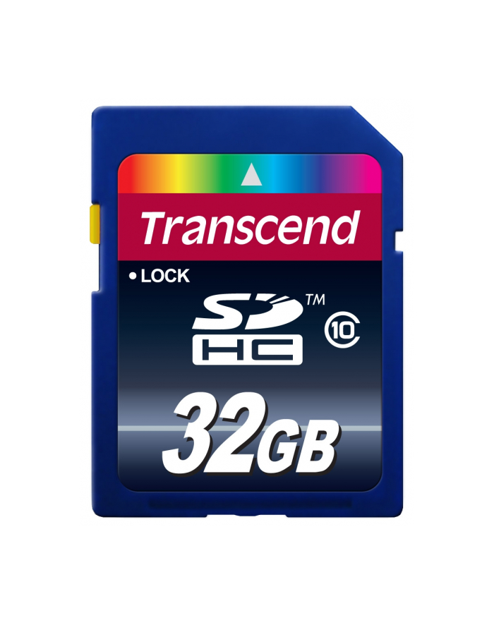 Transcend Class 10 32 GB SDHC memory card (black, Class 10) główny