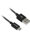 Sharkoon USB 2.0 A-B black / grey 0.5m - Aluminum + Braid - nr 2