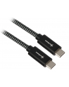 Sharkoon USB 3.1 C-C black / grey 0.5m - Aluminum + Braid - nr 2
