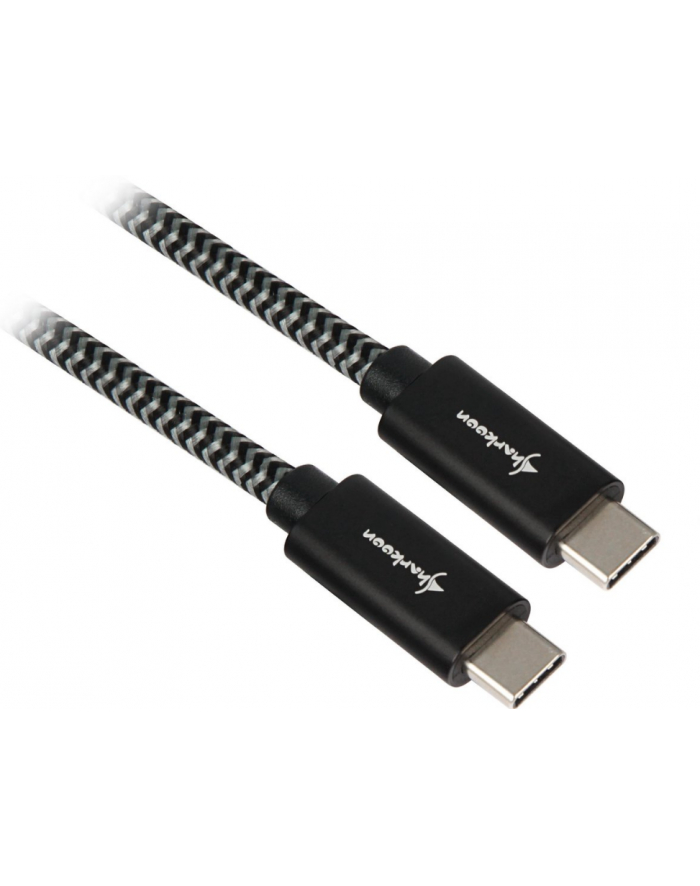 Sharkoon USB 3.1 C-C black / grey 0.5m - Aluminum + Braid główny
