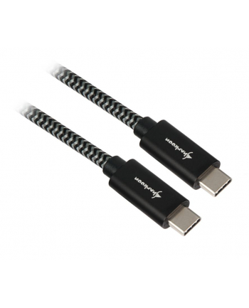 Sharkoon USB 3.1 C-C black / grey 1.0m - Aluminum + Braid