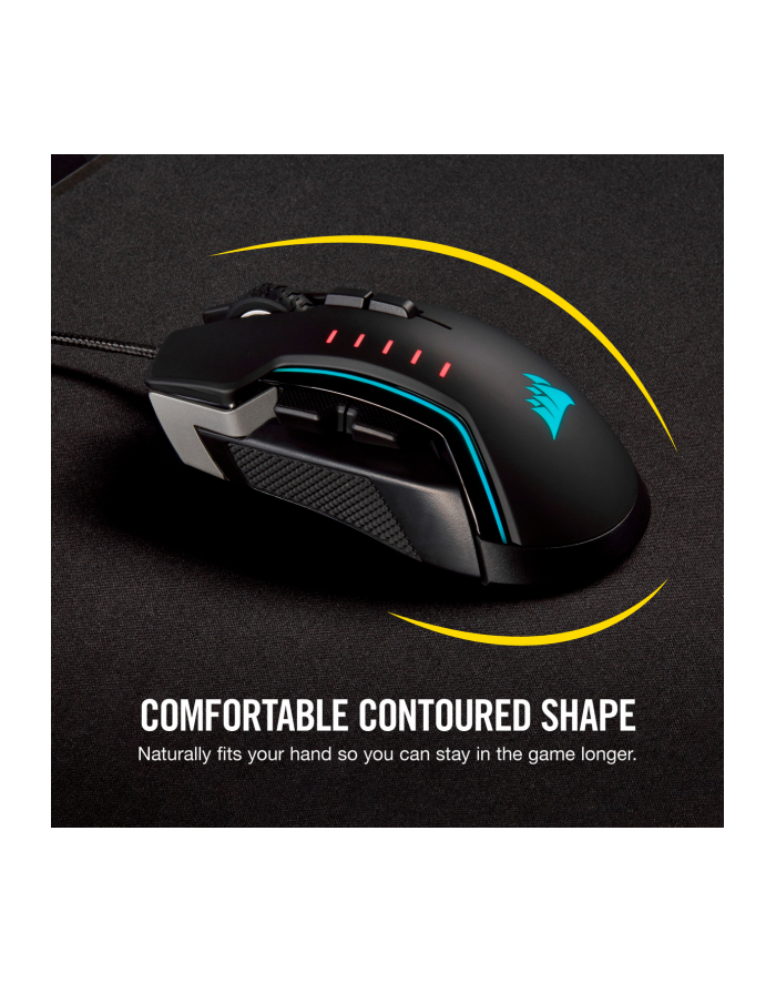 Corsair Glaive RGB Pro, mouse (black / aluminum) główny