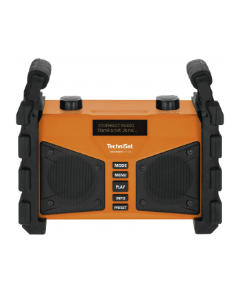 TechniSat DIGITRADIO 230 OD, construction Radio (orange / black, Bluetooth, DAB +, FM)