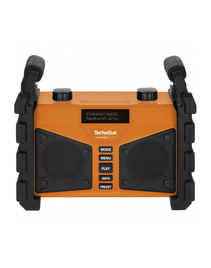 TechniSat DIGITRADIO 230 OD, construction Radio (orange / black, Bluetooth, DAB +, FM) główny