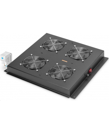 Digitus roof ventilation unit for Unique Network Rack & Dynamic Basic network and server racks, fan module (black)