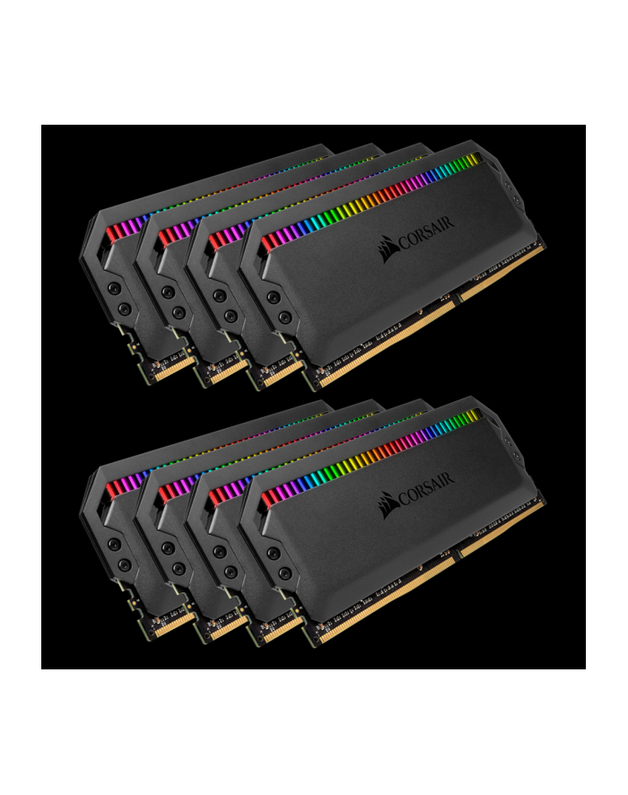 Corsair DDR4 - 64GB -3000 - CL-15 -  Octo-Kit - Dominator Platinum RGB (black, CMT64GX4M8X3000C15) główny