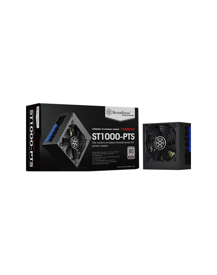 silverstone technology Silverstone SST-ST1000-PTS 1000W PC Power Supply (black 8x PCIe, cable management) główny