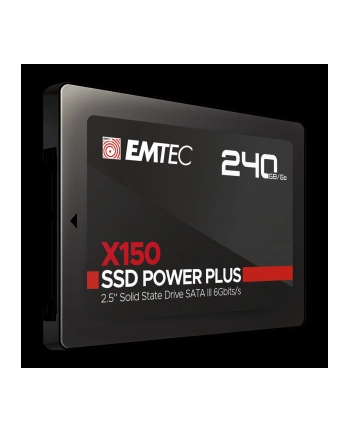 Emtec X150 SSD Power Plus 240 GB Solid State Drive (black, SATA 6 GB / s, 2.5 inches)
