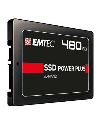Emtec X150 SSD Power Plus 480 GB Solid State Drive (black, SATA 6 GB / s, 2.5 inches)
