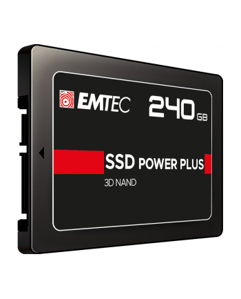 Emtec X150 SSD Power Plus 240 GB Solid State Drive (black, SATA 6 GB / s, 2.5 inches)
