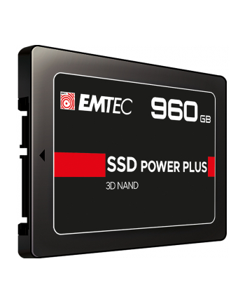 Emtec X150 SSD Power Plus 960 GB Solid State Drive(black, SATA 6 GB / s, 2.5 inches)