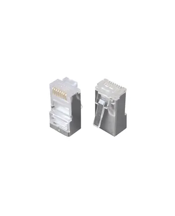 Solarix modular wtyk 8p8c CAT5e rozłożeniu FTP drut - 100 szt