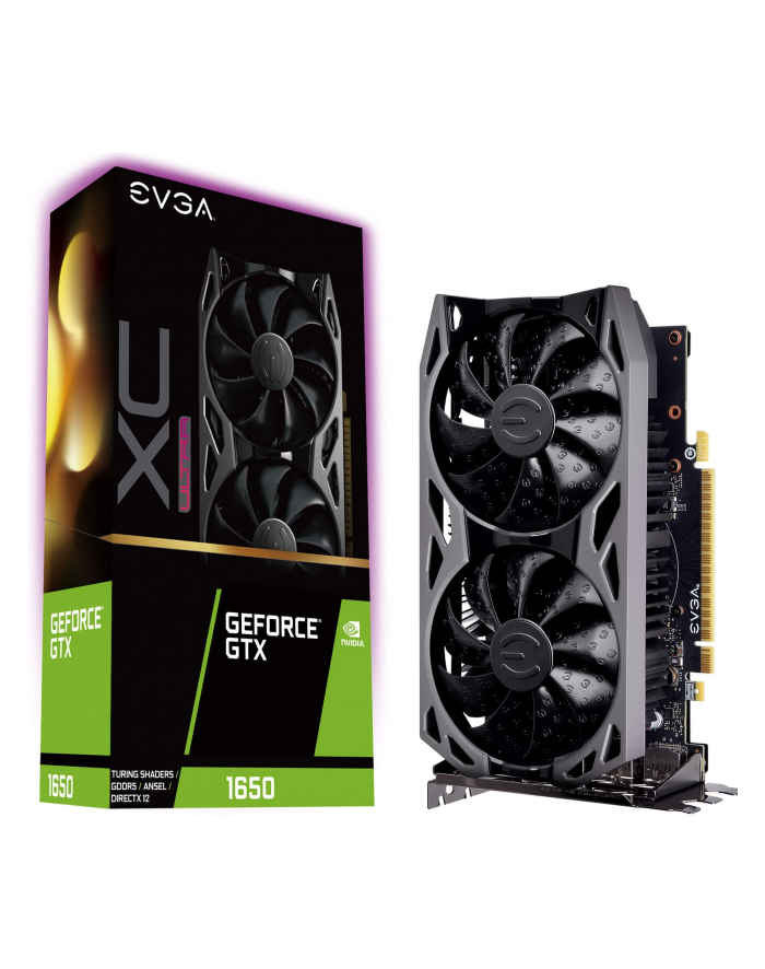 EVGA GeForce GTX 1650 XC ULTRA GAMING, 4GB GDDR5, Metal Backplate główny