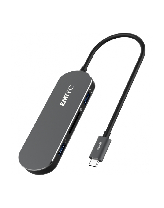 Emtec T650C Type-C hub, docking station (gray, USB-C, HDMI, SD card) główny