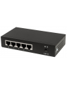 intellinet network solutions Intellinet Gigabit Switch PoE+ 5x RJ45 60W Desktop Metal Case - nr 15