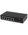 intellinet network solutions Intellinet Gigabit Switch PoE+ 5x RJ45 60W Desktop Metal Case - nr 21
