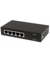 intellinet network solutions Intellinet Gigabit Switch PoE+ 5x RJ45 60W Desktop Metal Case - nr 33