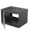 intellinet network solutions Intellinet Szafa wisząca 19'' 6U 540/400mm szklane drzwi, flat pack, czarna - nr 26