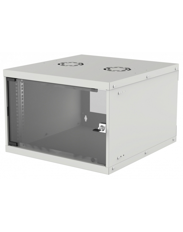 intellinet network solutions Intellinet Szafa wisząca 19'' 540/400mm szklane drzwi, flat pack, szara główny