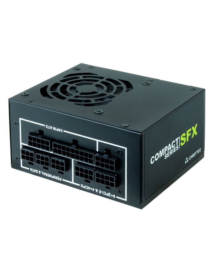 Chieftec zasilacz SFX serii COMPACT - CSN-450C, 450W, 8cm fan główny