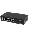 intellinet network solutions Intellinet Gigabit Switch PoE+ 5x RJ45 60W Desktop Metal Case - nr 21