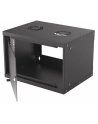 intellinet network solutions Intellinet Szafa wisząca 19'' 6U 540/400mm szklane drzwi, flat pack, czarna - nr 14