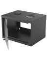 intellinet network solutions Intellinet Szafa wisząca 19'' 6U 540/400mm szklane drzwi, flat pack, czarna - nr 26
