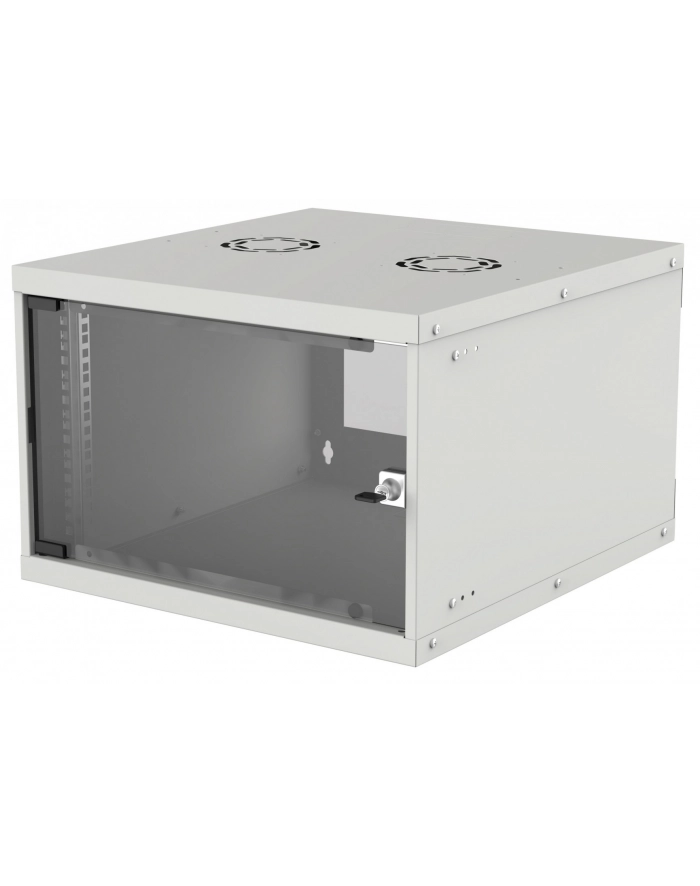 intellinet network solutions Intellinet Szafa wisząca 19'' 540/400mm szklane drzwi, flat pack, szara główny