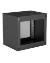 intellinet network solutions Intellinet Szafa wisząca 19'' 540/400mm szklane drzwi, flat pack, czarna - nr 5