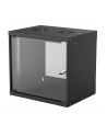 intellinet network solutions Intellinet Szafa wisząca 19'' 540/400mm szklane drzwi, flat pack, czarna - nr 7