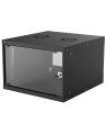 intellinet network solutions Intellinet Szafa wisząca 19'' 540/560mm szklane drzwi, flat pack, czarna - nr 4