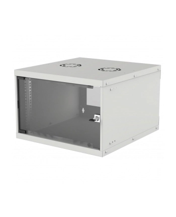 intellinet network solutions Intellinet Szafa wisząca 19'' 6U 540/560mm szklane drzwi, flat pack, szara