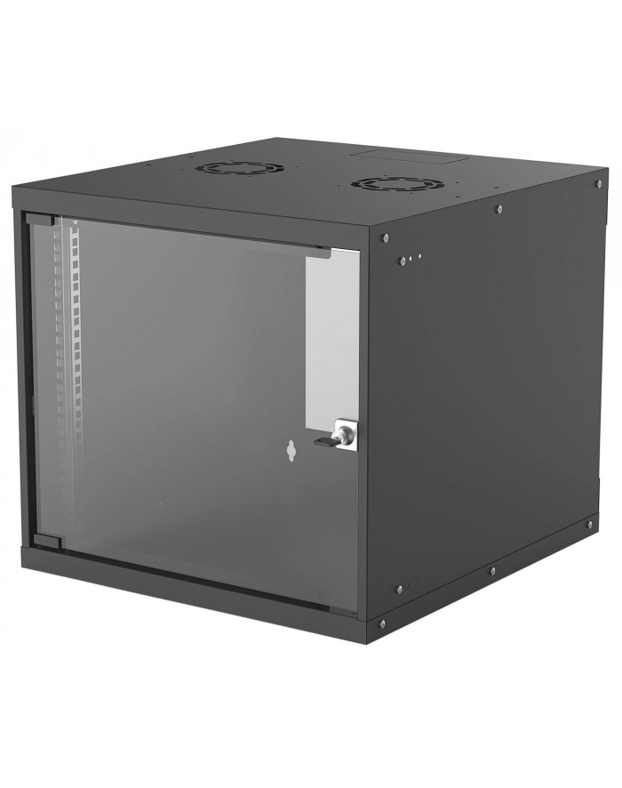 intellinet network solutions Intellinet Szafa wisząca 19'' 540/560mm szklane drzwi, flat pack, czarna główny