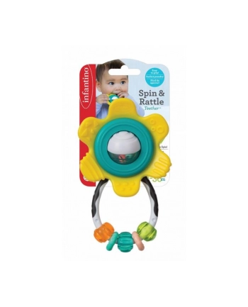 pulio Infantino 216314 Grzechotka- gryzaczek- kwiatek