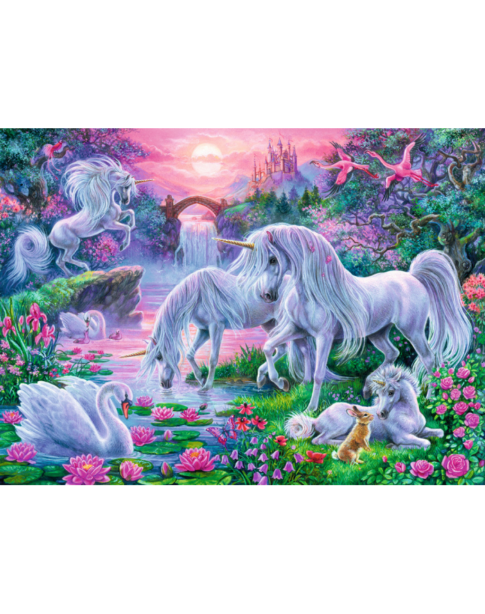 Puzzle 150el. Jednorożec o zachodzie słońca 100217 RAVENSBURGER główny