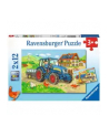 Puzzle 2x12el. Ciężka praca 076161  RAVENSBURGER - nr 5
