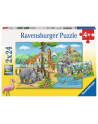 Puzzle 2x24el. Witamy w ZOO 078066  RAVENSBURGER - nr 1