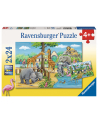 Puzzle 2x24el. Witamy w ZOO 078066  RAVENSBURGER - nr 2