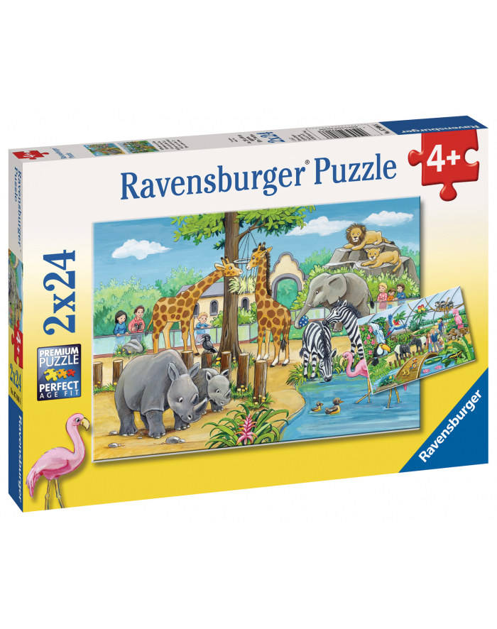 Puzzle 2x24el. Witamy w ZOO 078066  RAVENSBURGER główny