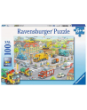 Puzzle 100el. Pojazdy w mieście 105588 RAVENSBURGER - nr 1