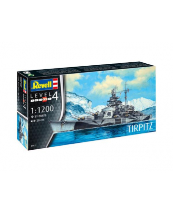 Statek 1:1200 05822 TIRPITZ Revell