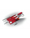 victorinox *Scyzoryk SwissCard Lite z diodš , transparentny czerwony        0.7300.T - nr 1