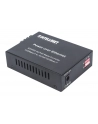 intellinet Media konwerter Gigabit PoE+  1000Base-T RJ45/1000Base-LX (SC) SM 20km - nr 25